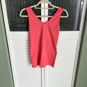 Pink tank top side small